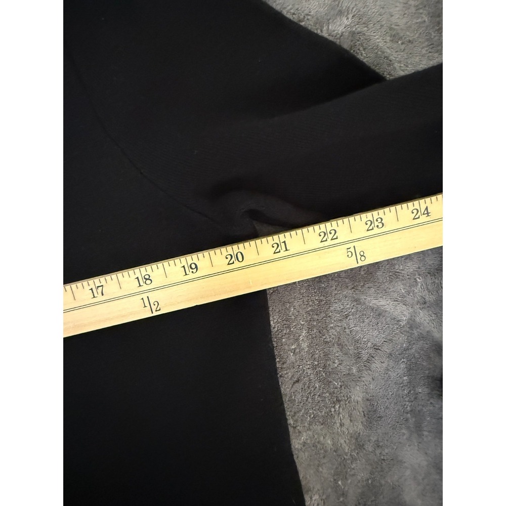Antonio Melani Women's Small Black Mock Neck Sweater Cropped Career Minimalist - Picture 4 of 11